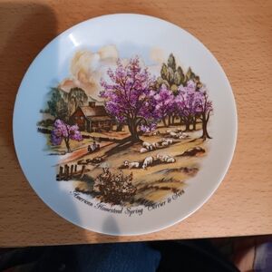 Currier and Ives American Homestead Spring Decorative Plate